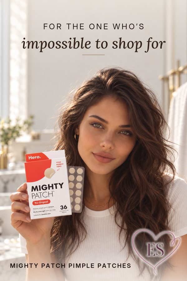 Ellie holding a box of Mighty Patch original hydrocolloid pimple patches
